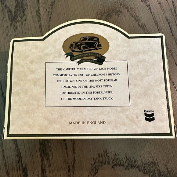 Chevron 1939 Chevrolet Pick-Up RPM Motor Oil Commemorative Model - Picture 9 of 12
